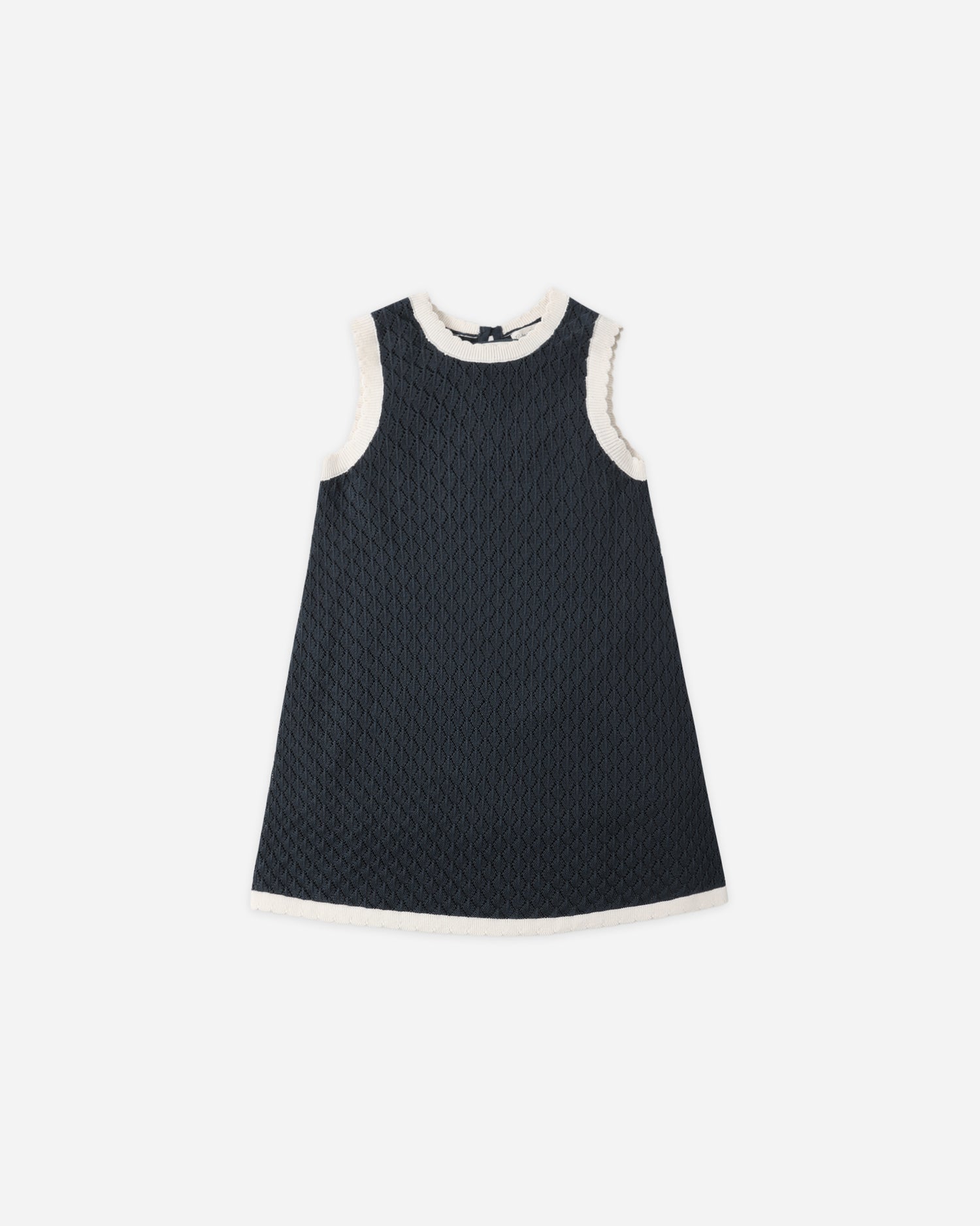 Rylee + Cru Crochet Tank Mini Dress - Navy