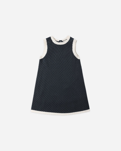 Rylee + Cru Crochet Tank Mini Dress - Navy