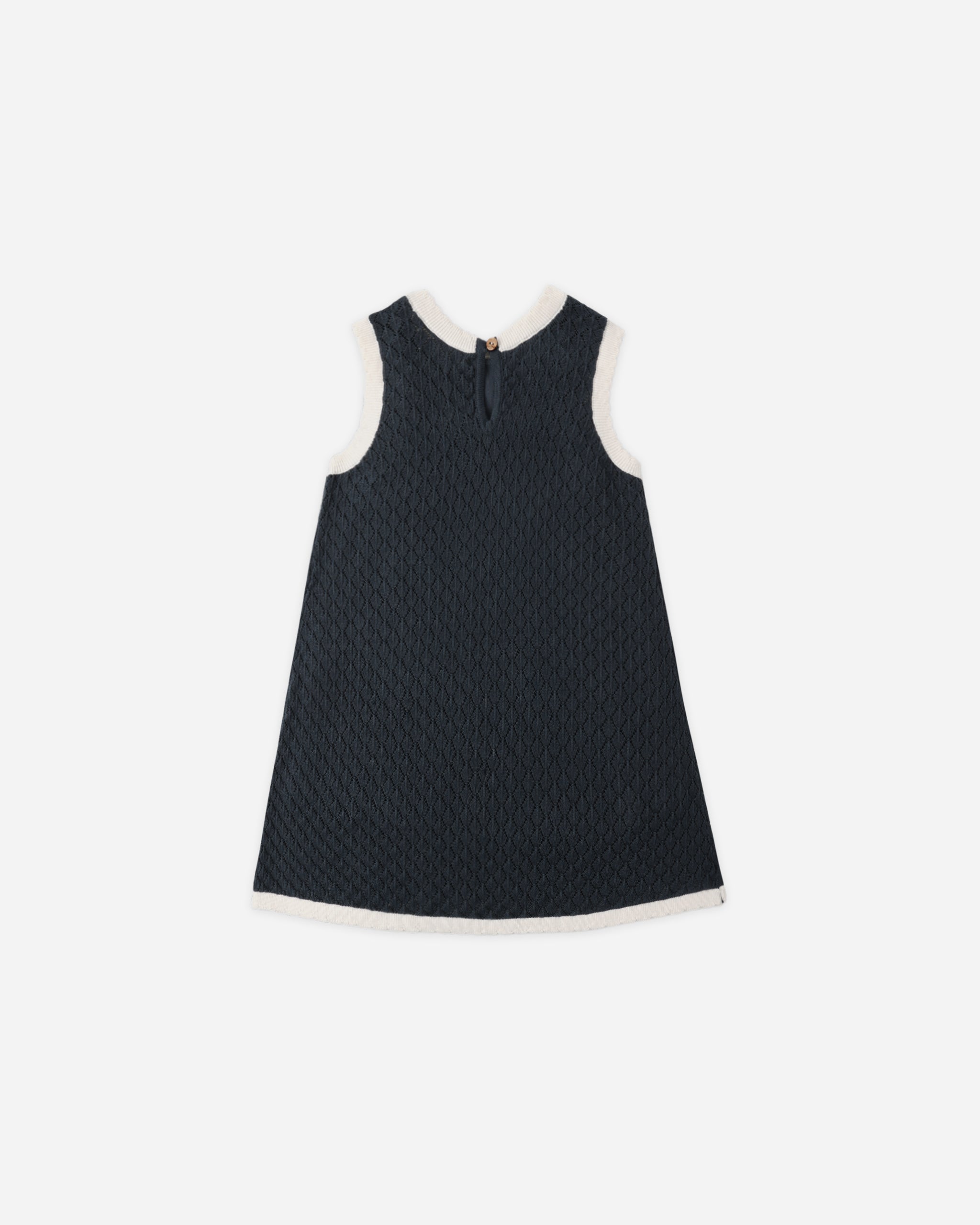 Rylee + Cru Crochet Tank Mini Dress - Navy