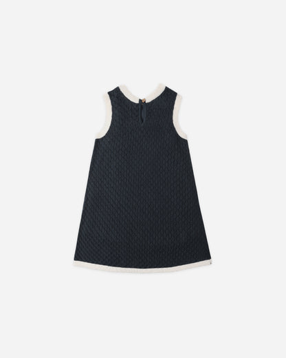 Rylee + Cru Crochet Tank Mini Dress - Navy