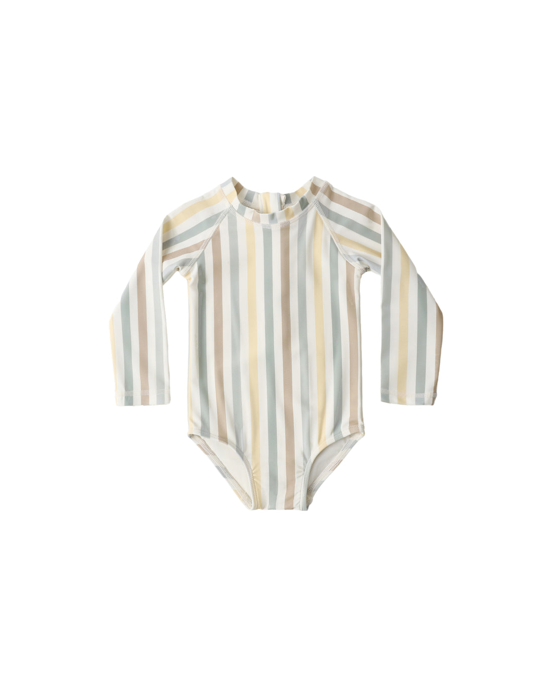 Rylee + Cru Delphine Rashguard One Piece - Valencia Stripe