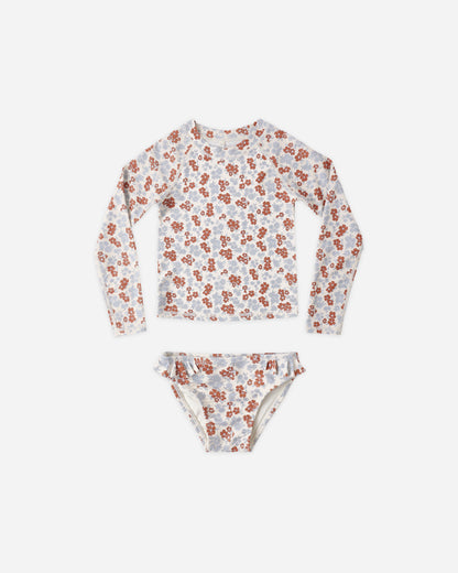 Rylee + Cru Maryn Rashguard Set - Americana Floral