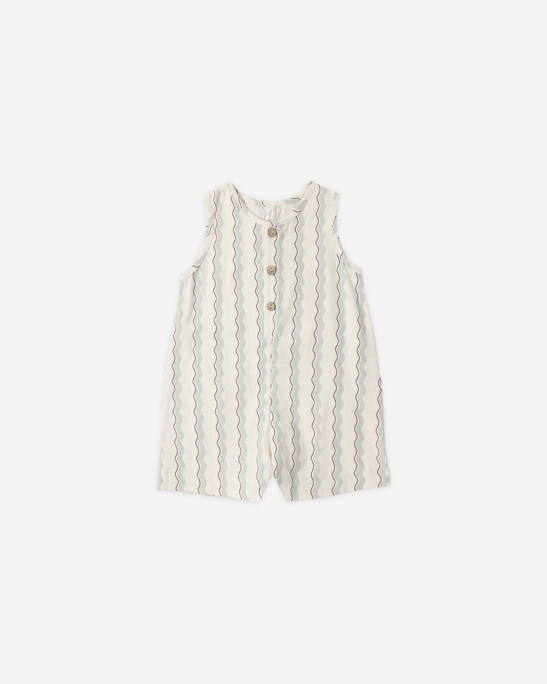 Rylee + Cru Mavrick Romper - Wave Stripe