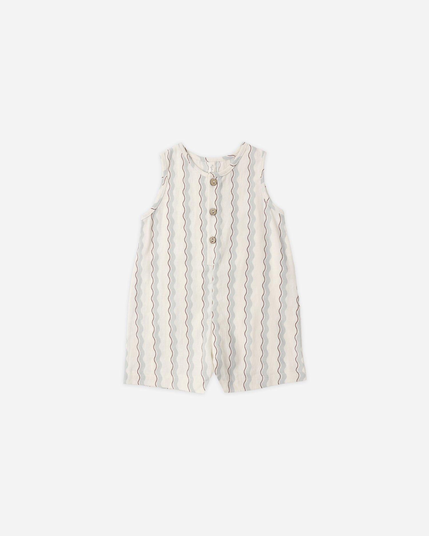 Rylee + Cru Mavrick Romper - Wave Stripe