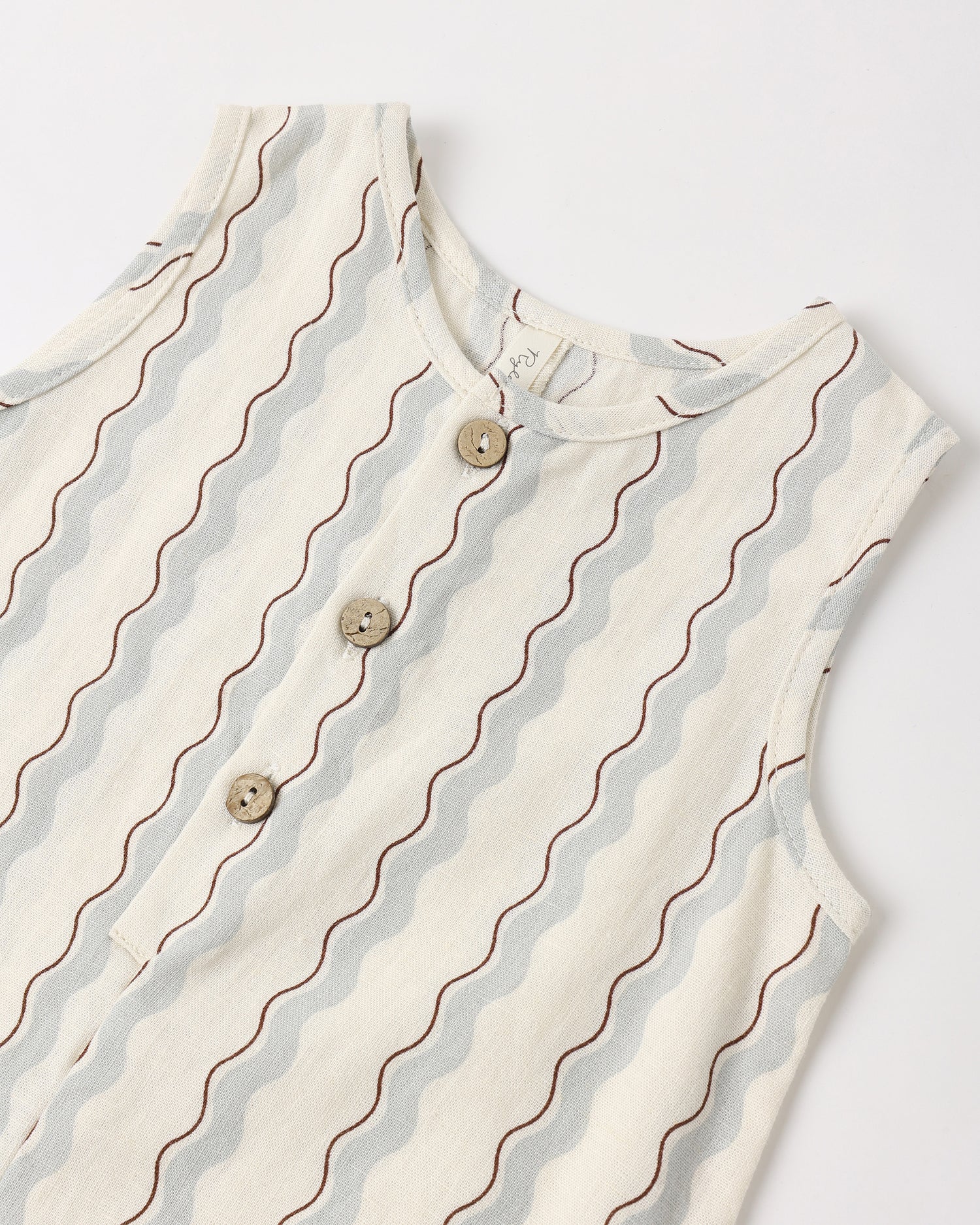 Rylee + Cru Mavrick Romper - Wave Stripe