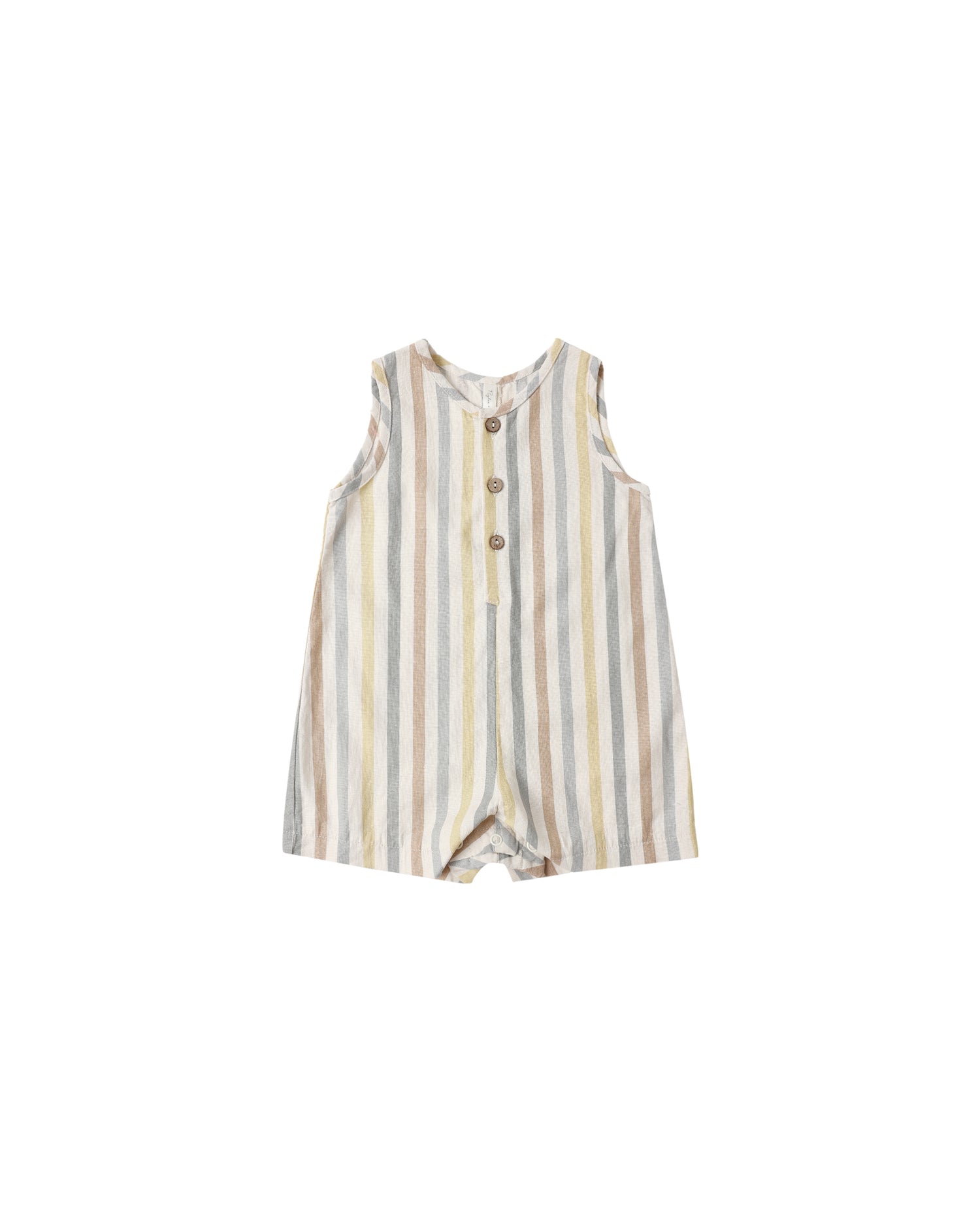 Rylee + Cru Mavrick Romper - Valencia Stripe