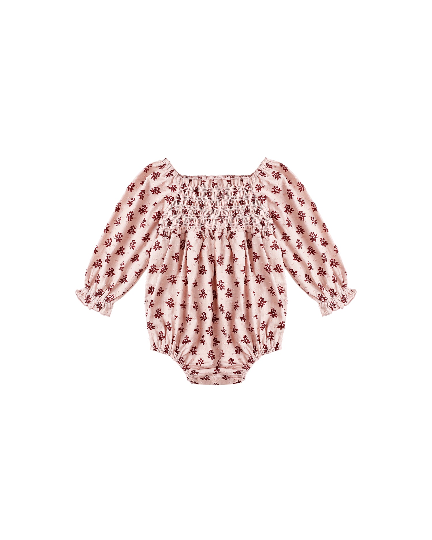Rylee + Cru Adelaide Romper - Blush Fleur