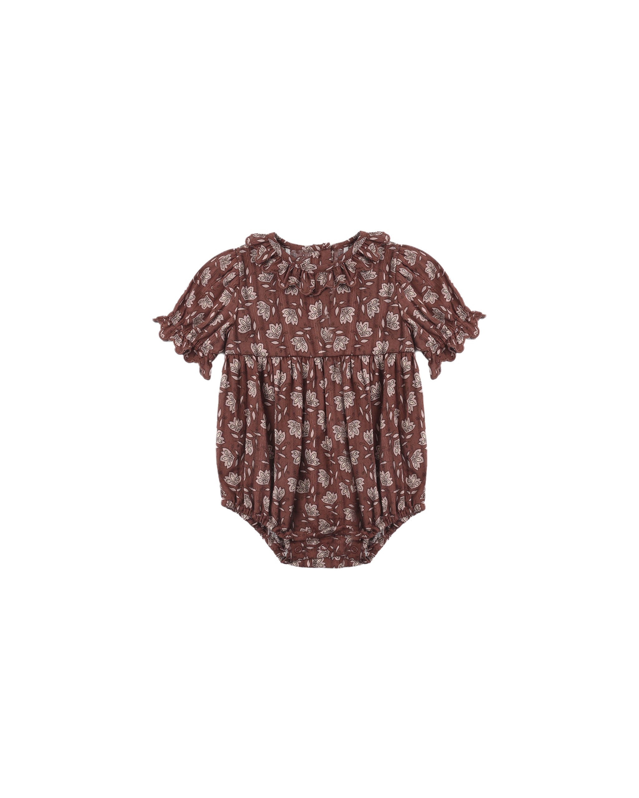 Rylee + Cru Liv Romper - Mulberry Iris