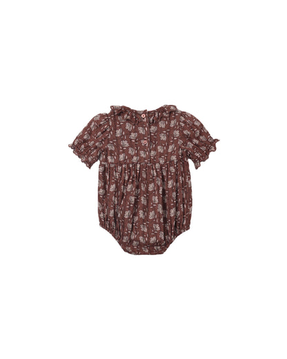 Rylee + Cru Liv Romper - Mulberry Iris