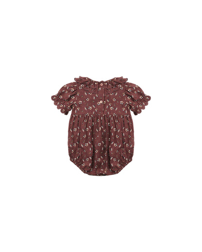 Rylee + Cru Liv Romper - Harvest Berry