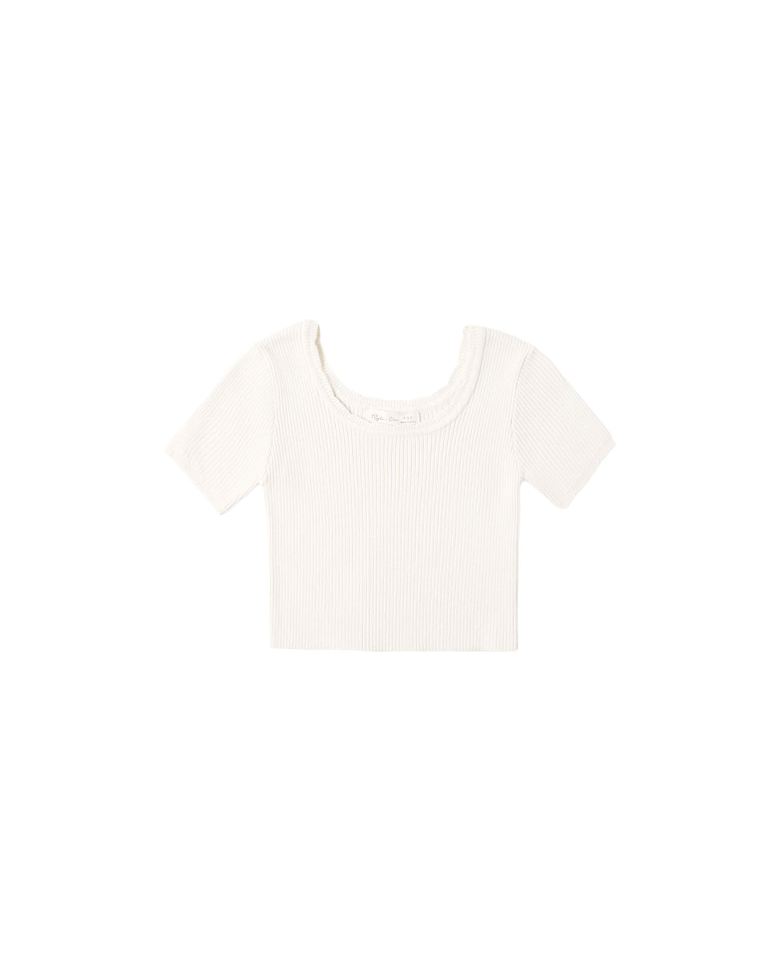 Rylee + Cru Scallop Tee - Natural