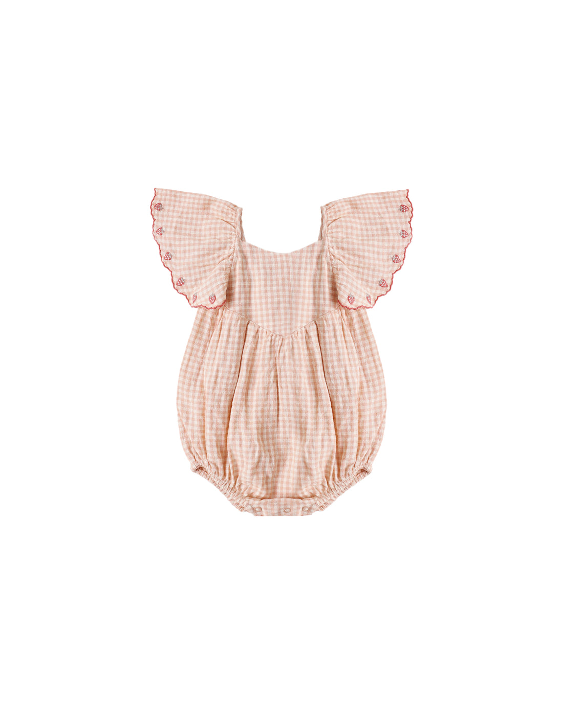 Rylee + Cru Roxy Romper - Petal Gingham