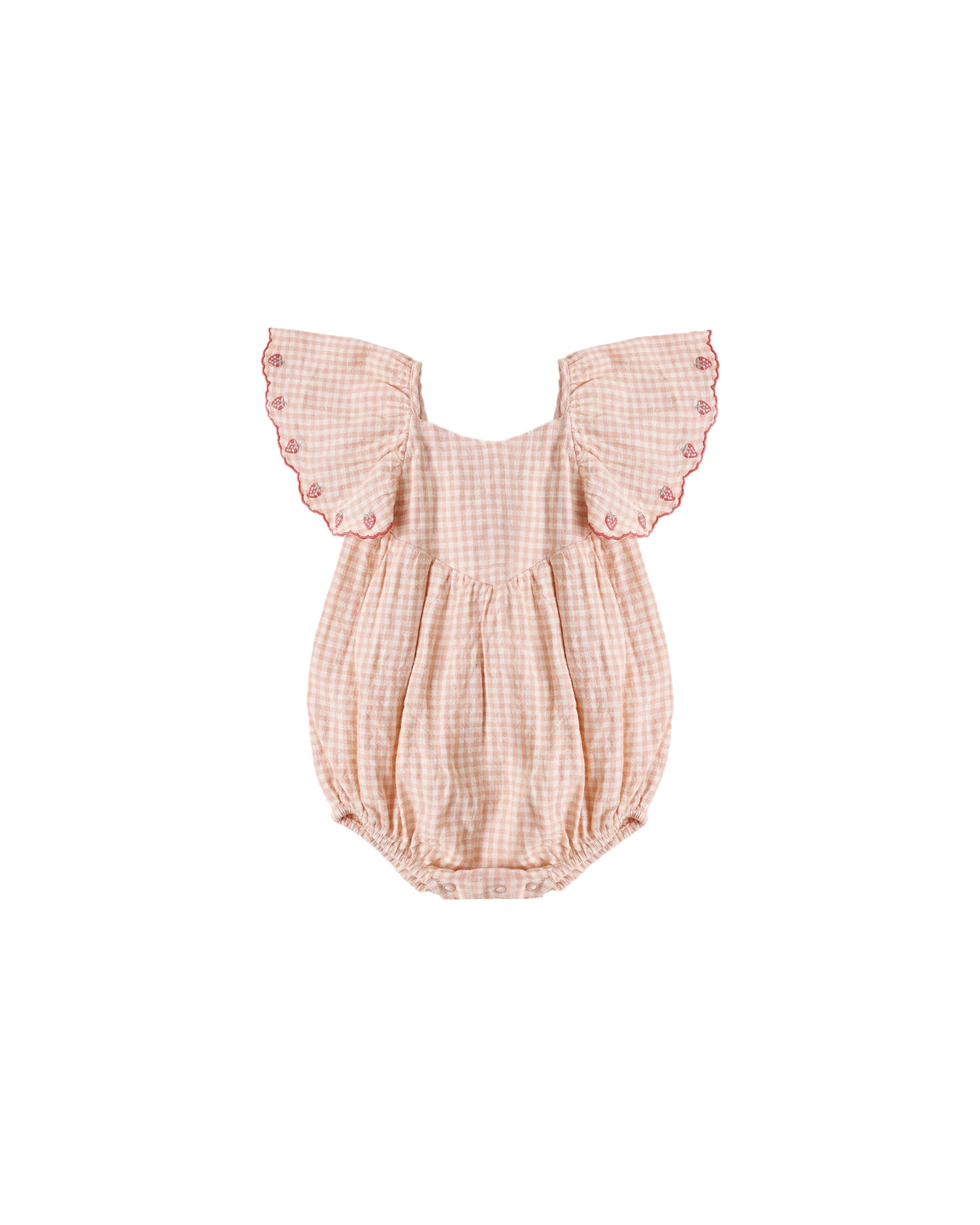 Rylee + Cru Roxy Romper - Petal Gingham