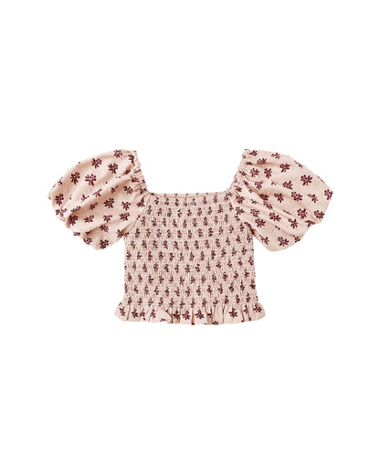 Rylee + Cru Trixie Top - Blush Fleur