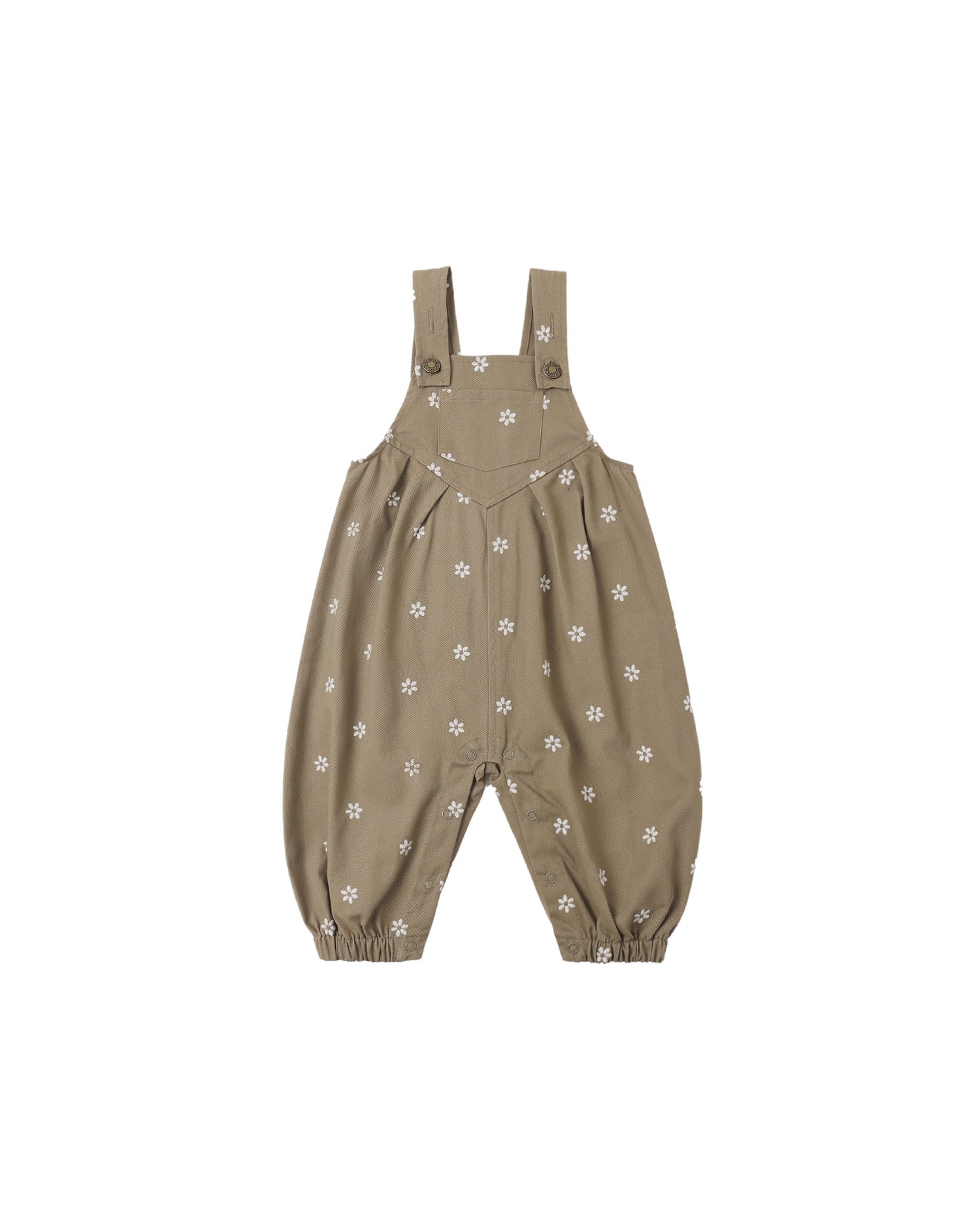 Rylee + Cru Vintage Overall - Embroidered Daisies