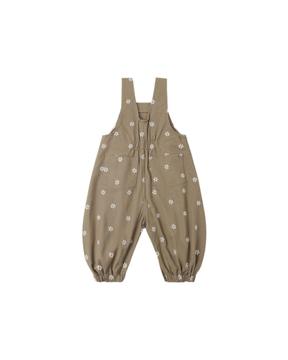 Rylee + Cru Vintage Overall - Embroidered Daisies
