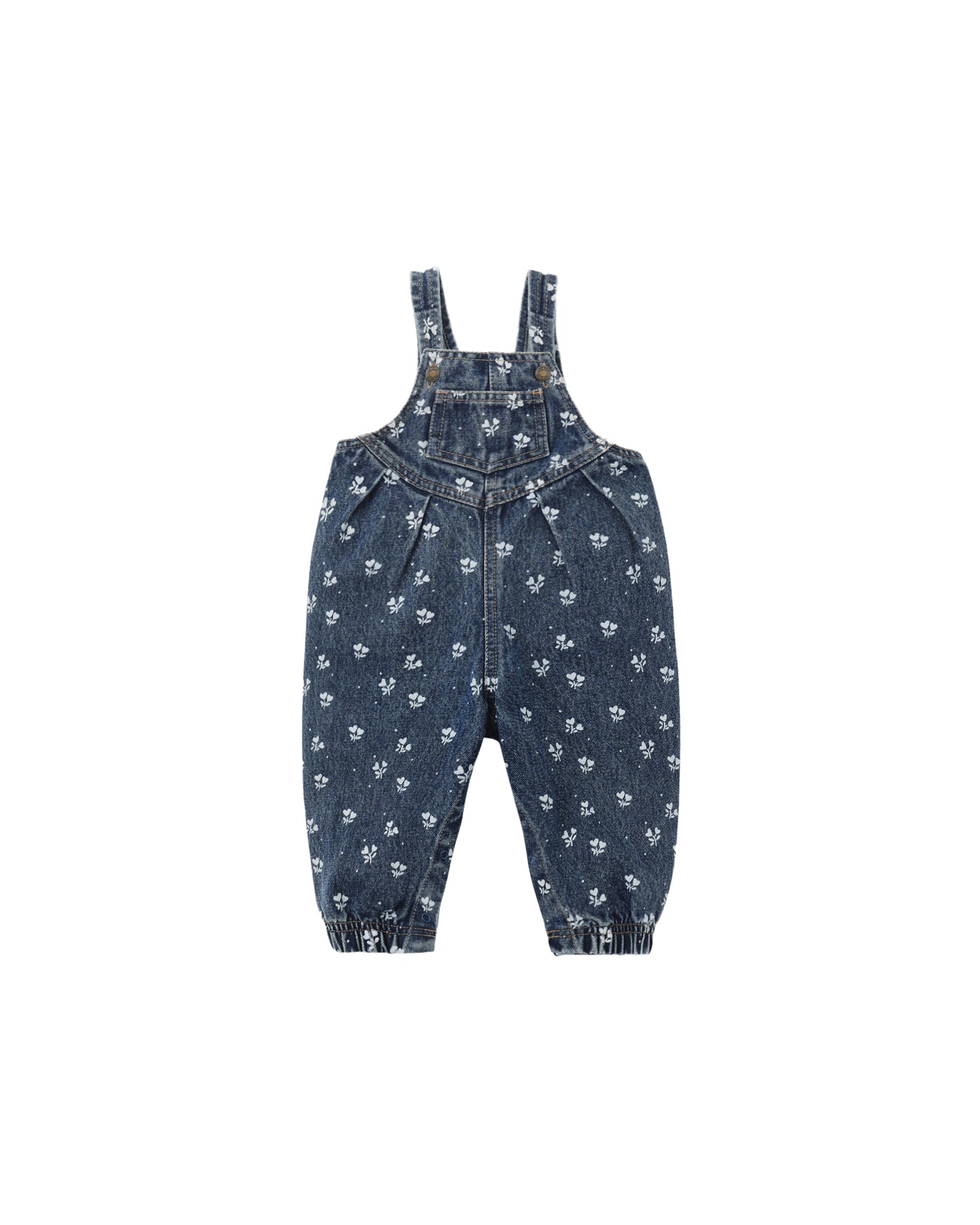 Rylee + Cru Vintage Overall - Heart Ditsy