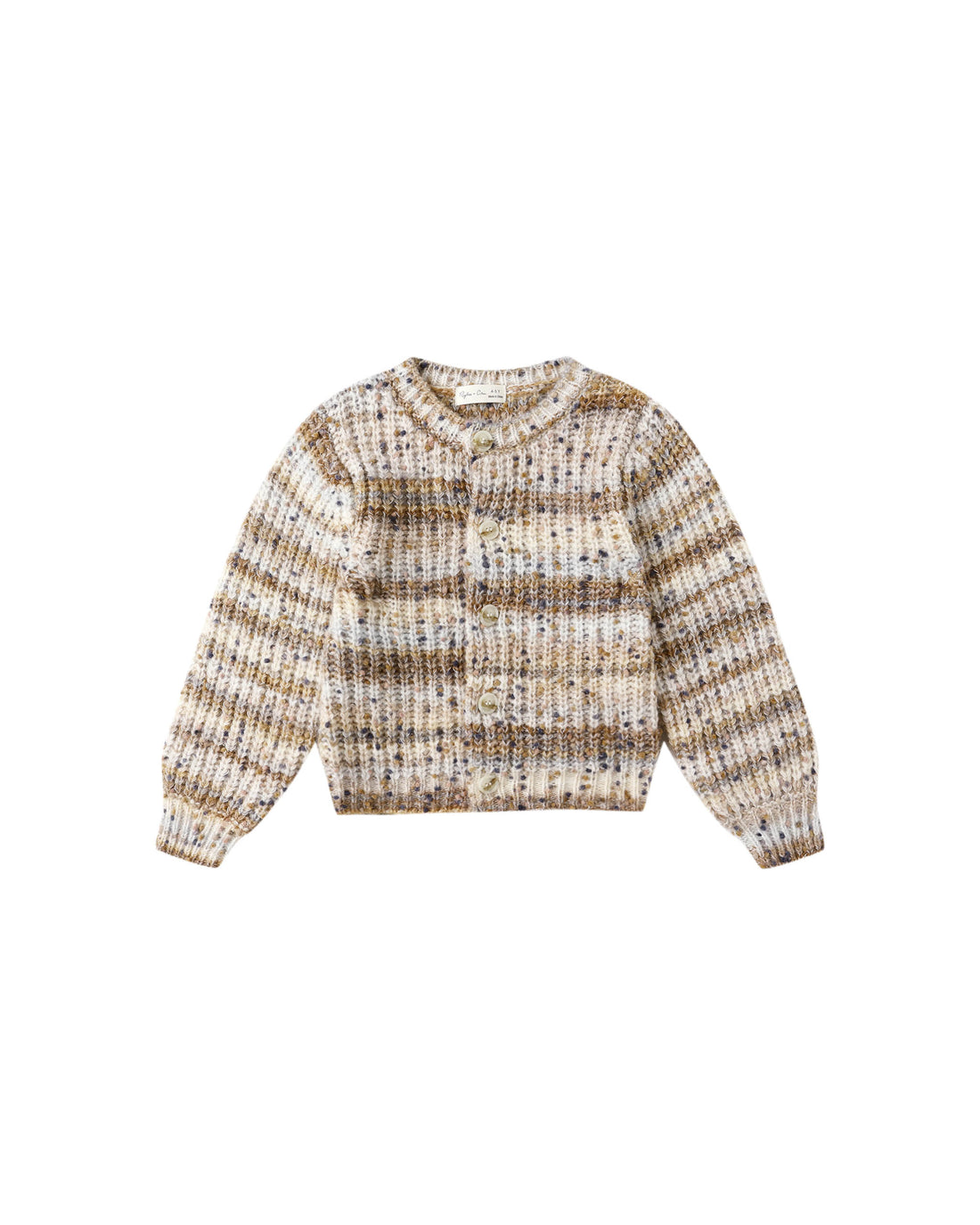 Rylee + Cru Cheyenne Cardigan - Stone Multi-Stripe