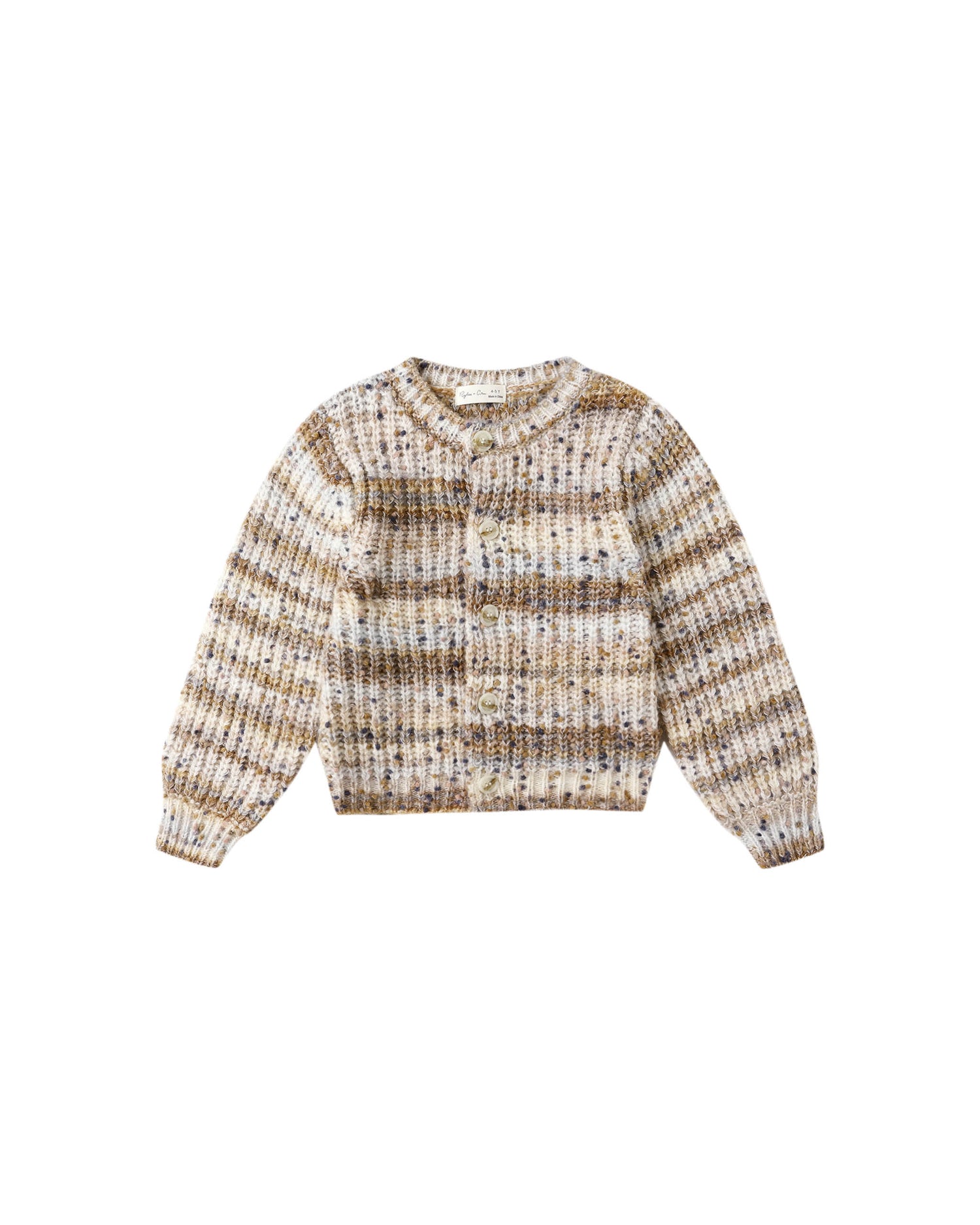 Rylee + Cru Cheyenne Cardigan - Stone Multi-Stripe