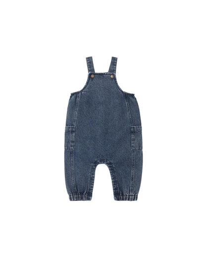 Rylee + Cru Cargo Baby Overall - Indigo