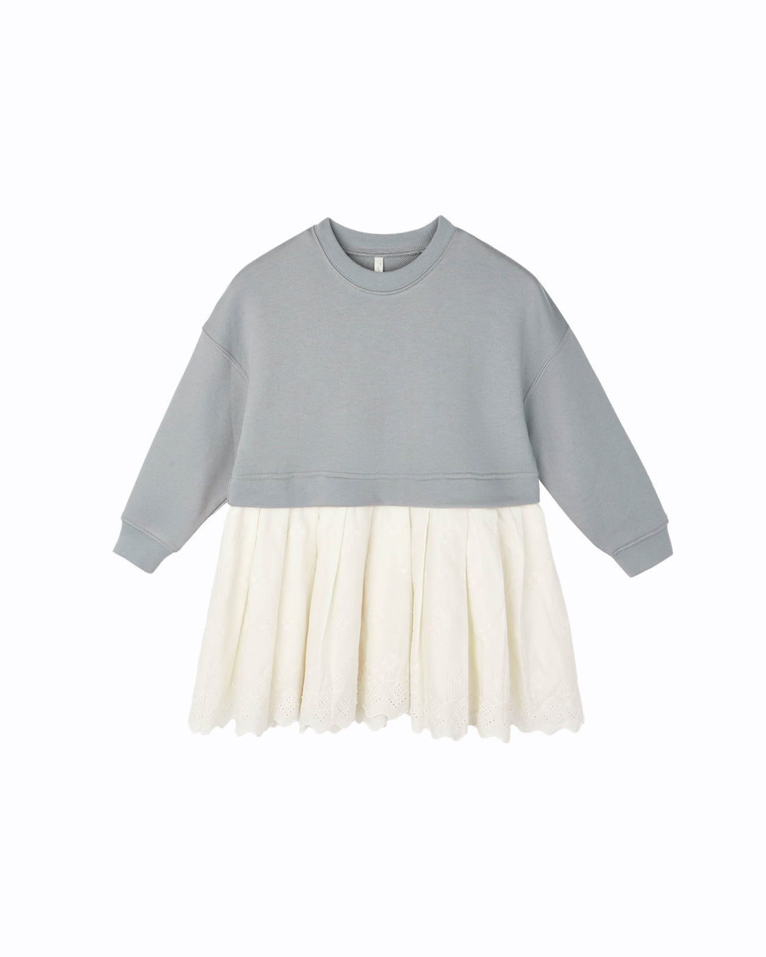 Rylee + Cru Sweatshirt Dress - Dusty Blue