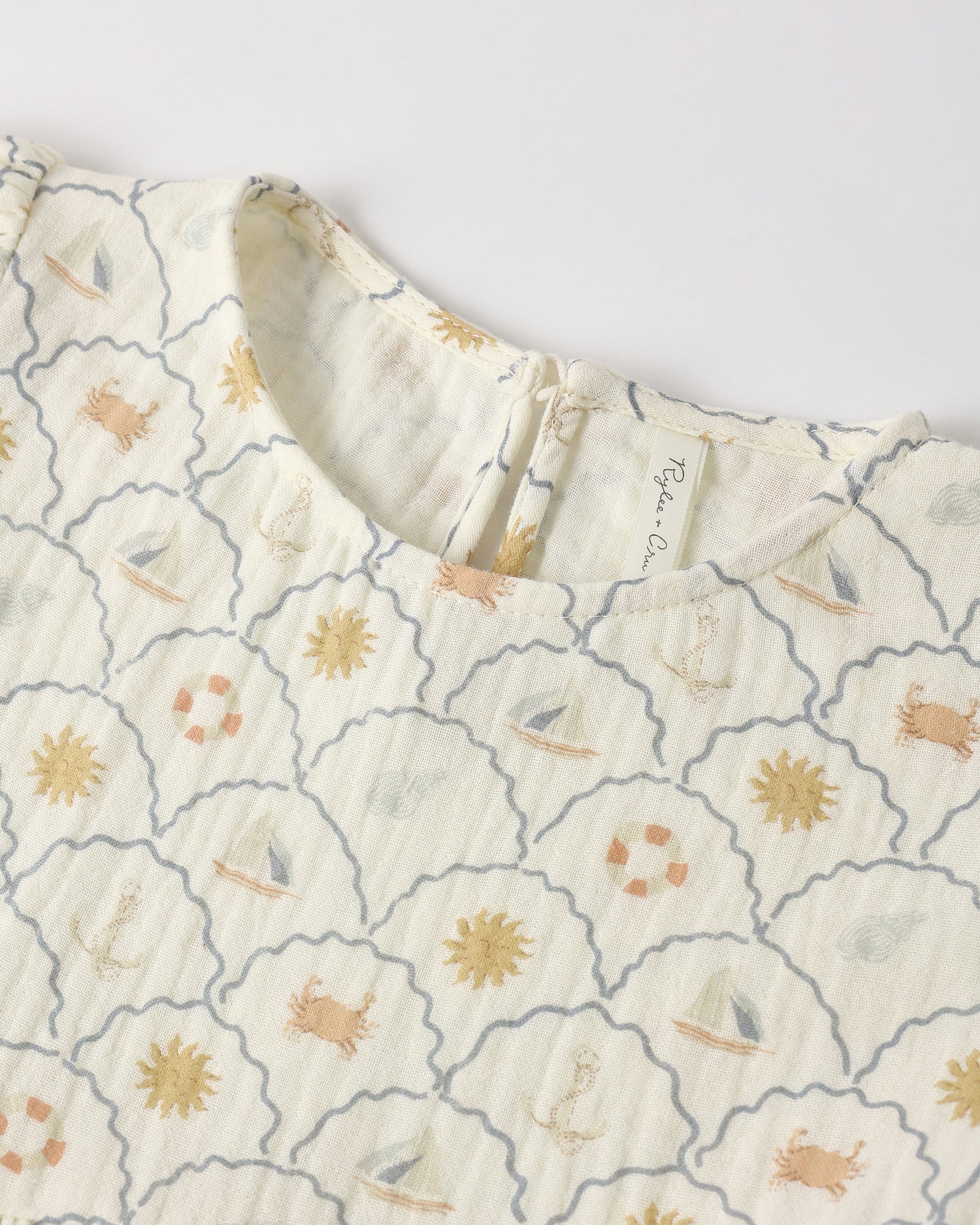 Rylee + Cru Rose Dress - Nautical