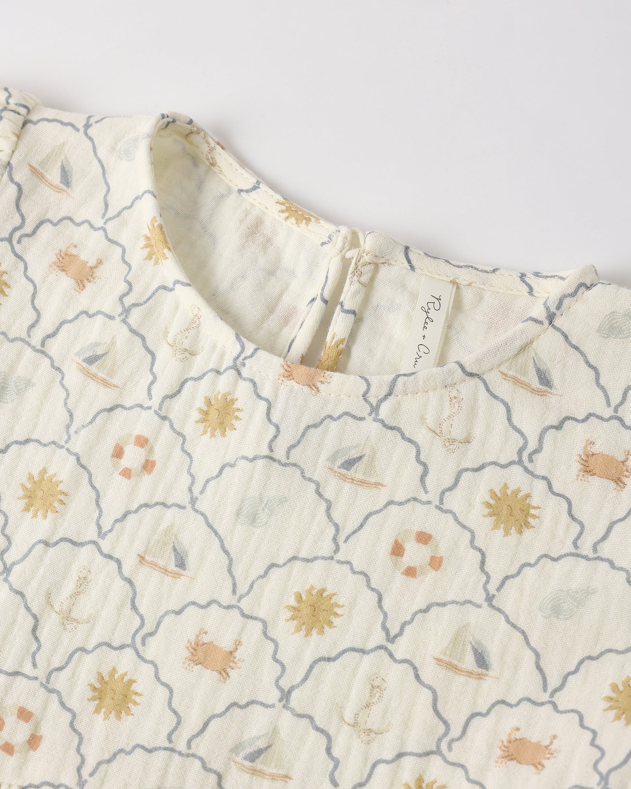 Rylee + Cru Rose Dress - Nautical