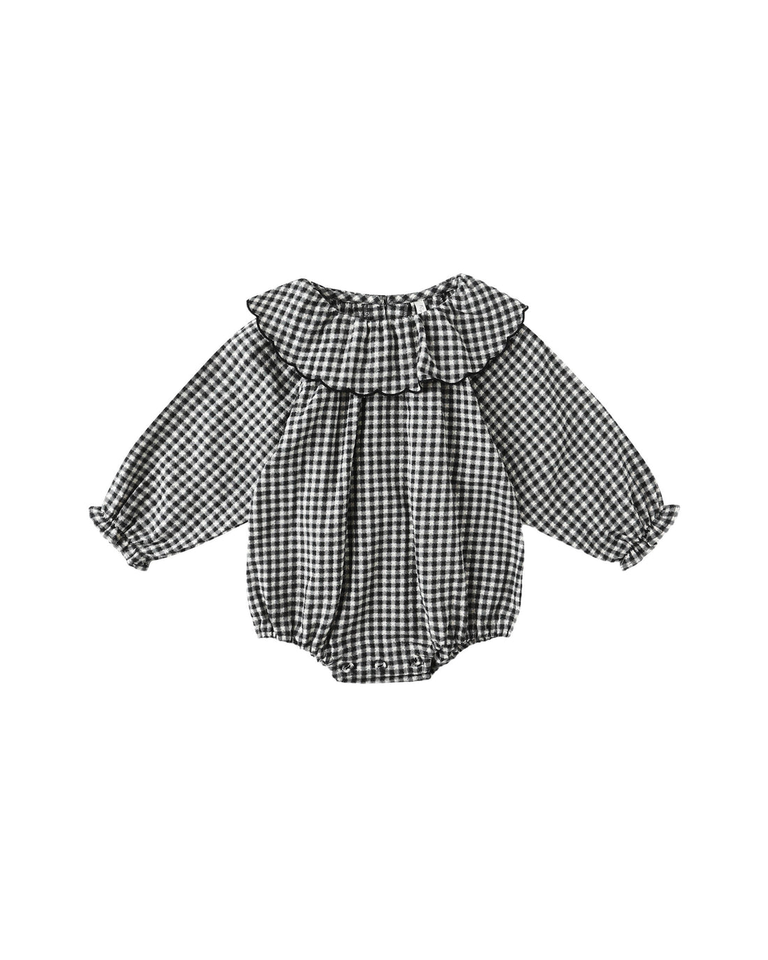 Rylee + Cru Colette Romper - Black Gingham