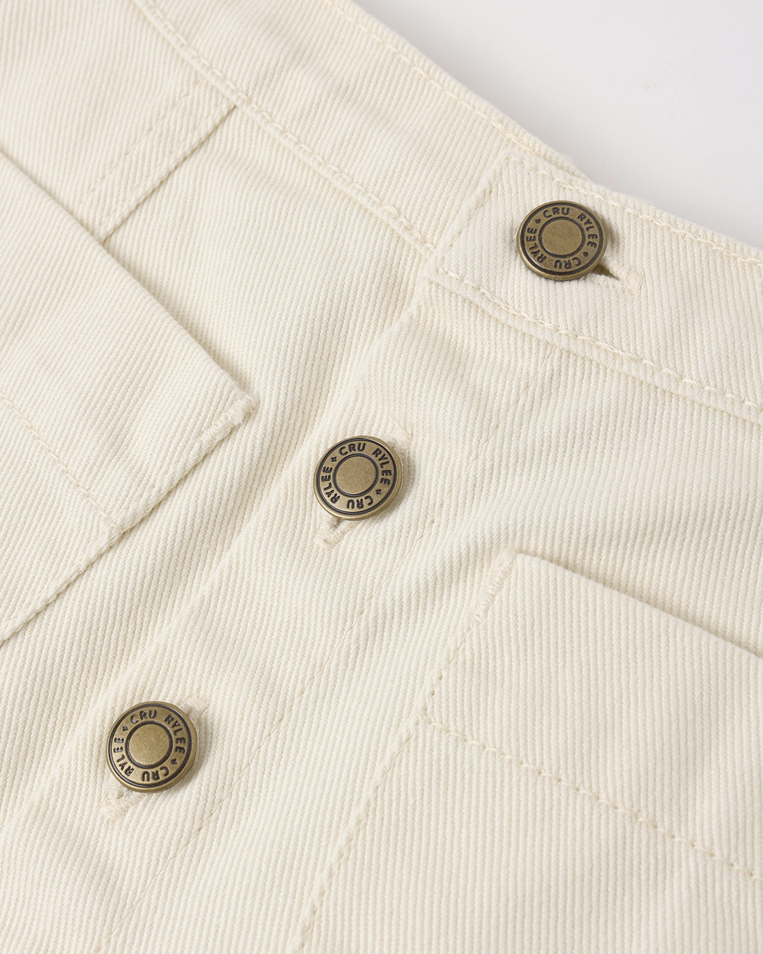 Rylee + Cru Denver Mini Skirt - Natural