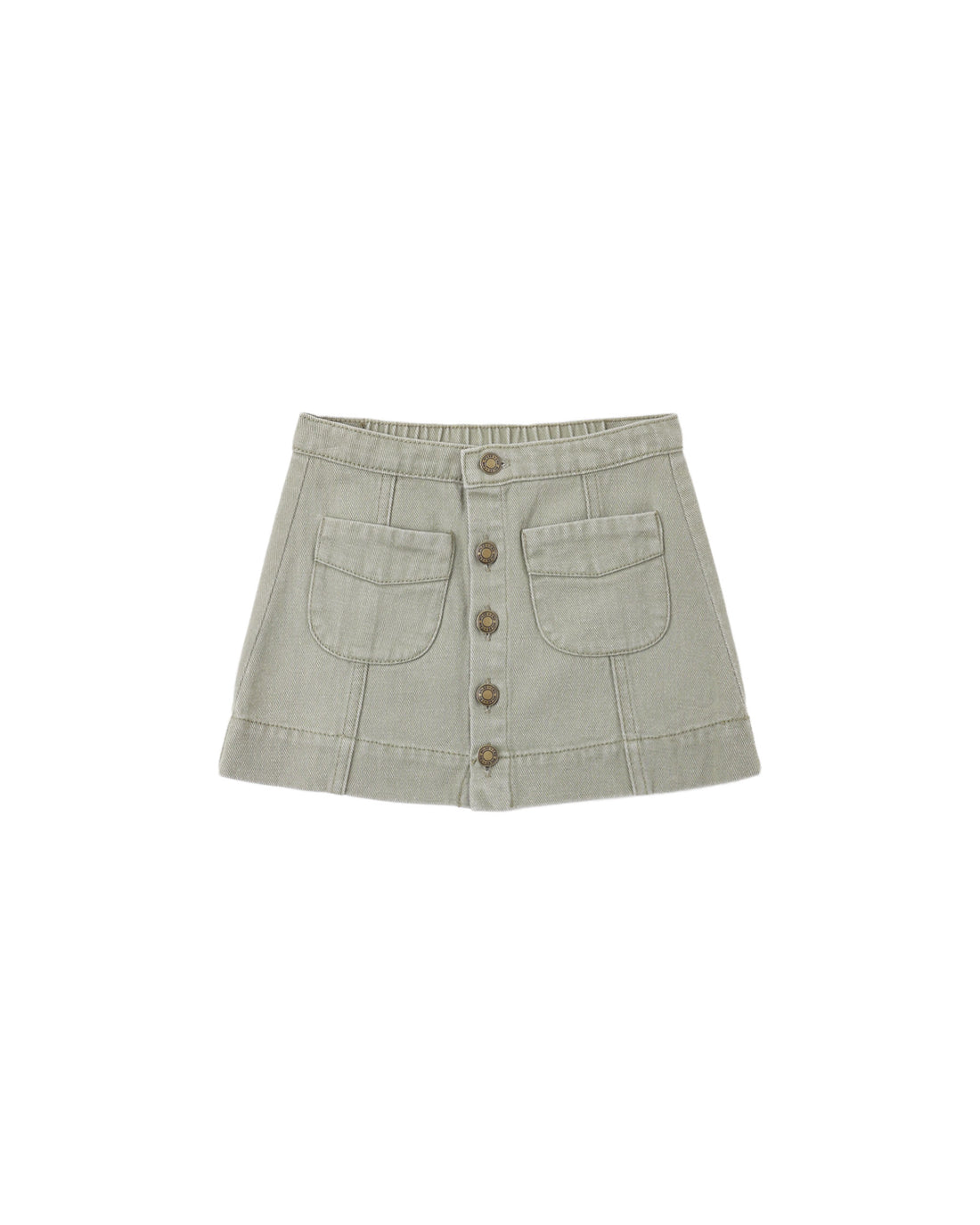 Rylee + Cru Denver Mini Skirt - Dark Sage