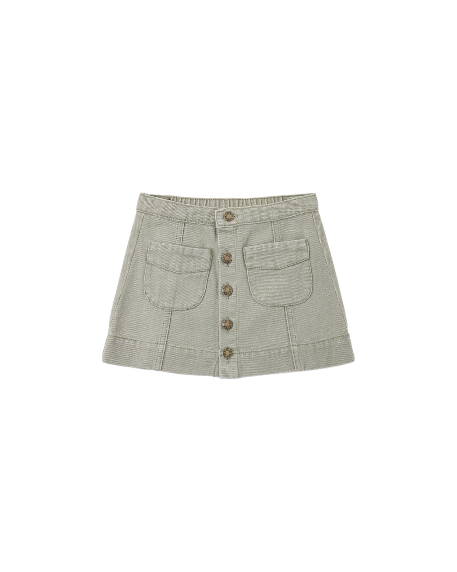 Rylee + Cru Denver Mini Skirt - Dark Sage