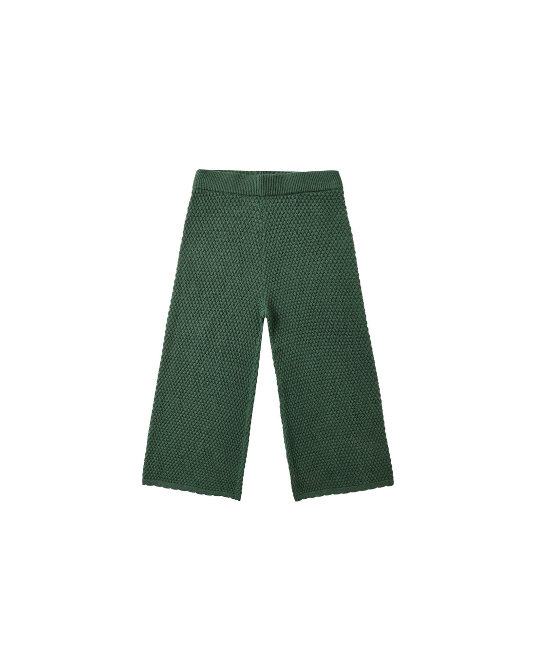 Rylee + Cru Knit Wide Leg Pant - Green