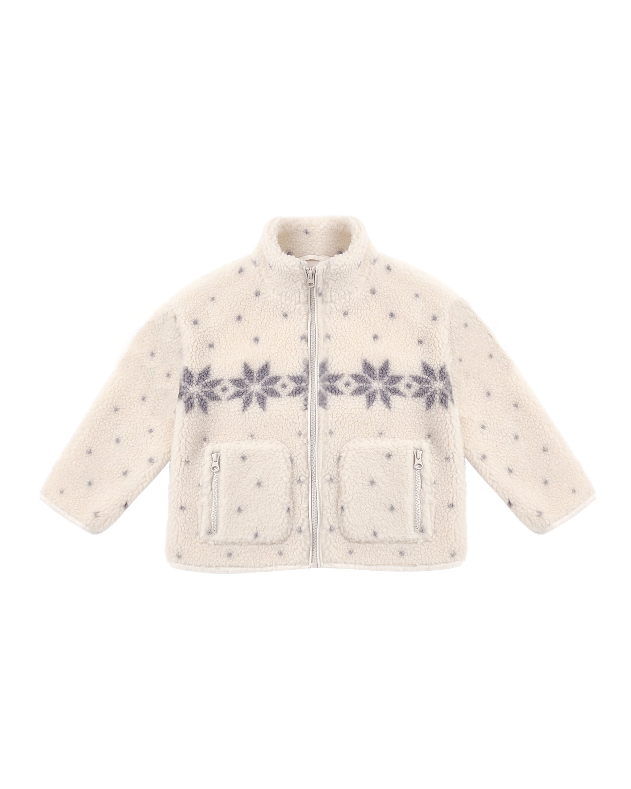 Rylee + Cru Felix Jacket - Natural Fair Isle