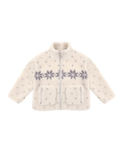 Rylee + Cru Felix Jacket - Natural Fair Isle
