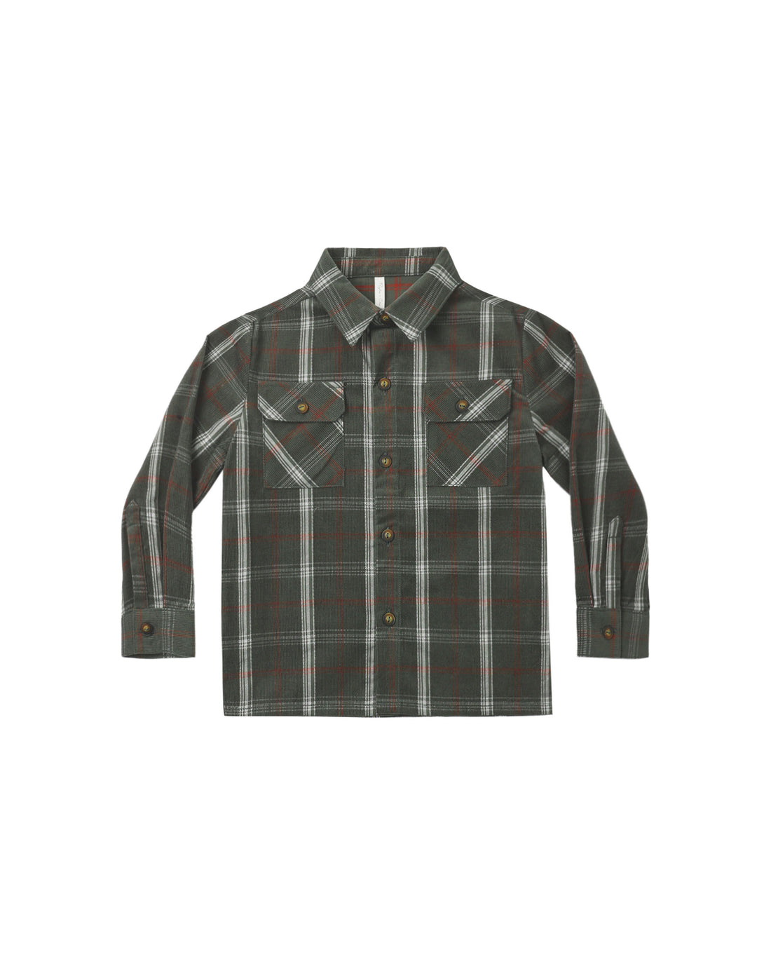 Rylee + Cru Pocketed Flannel Shirt - Holiday Plaid