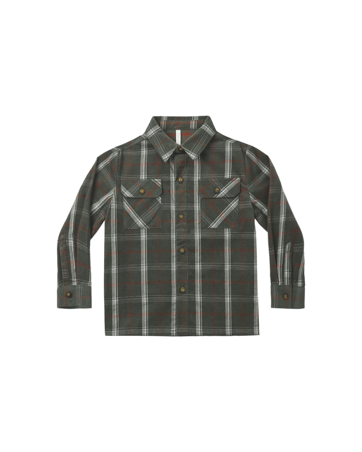 Rylee + Cru Pocketed Flannel Shirt - Holiday Plaid