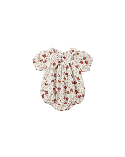 Rylee + Cru Lula Romper - Holiday Floral