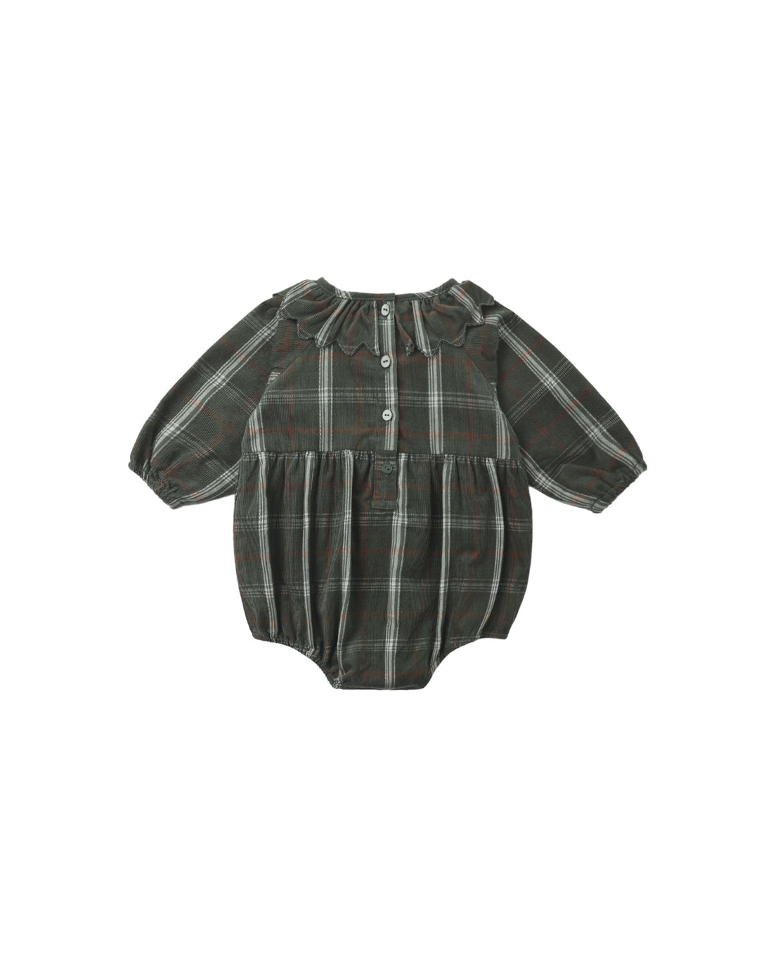 Rylee + Cru Freya Romper - Holiday Plaid