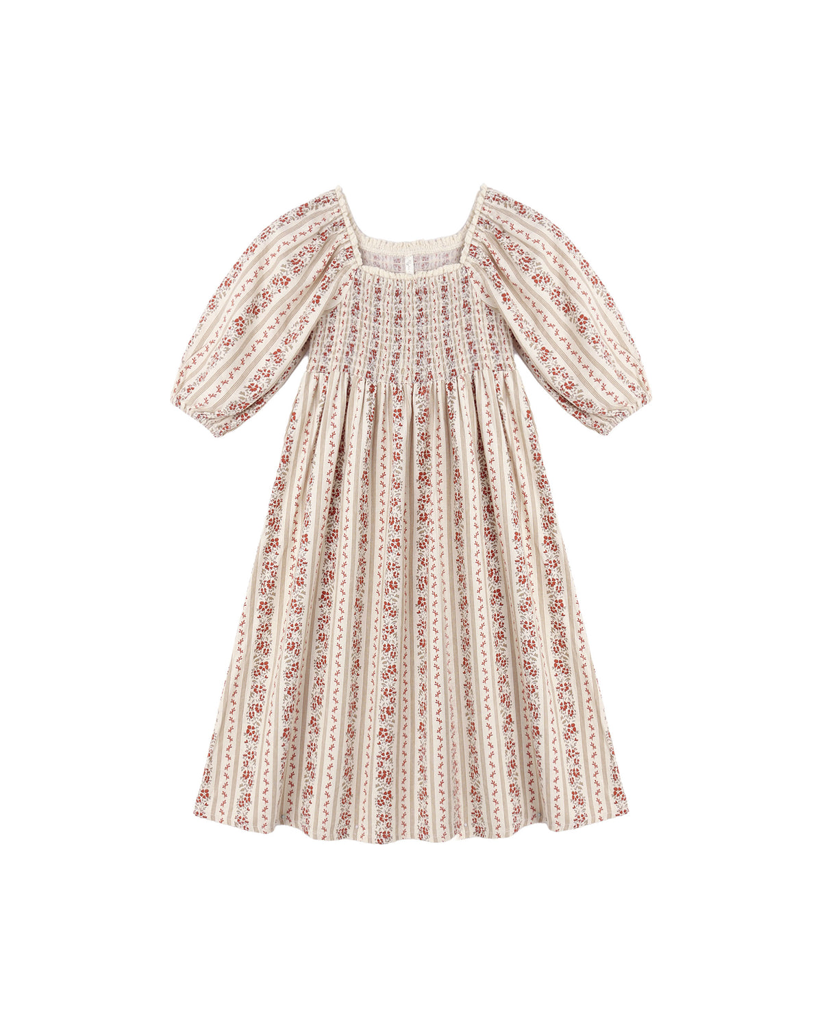Rylee + Cru Della Dress - Floral Stripe