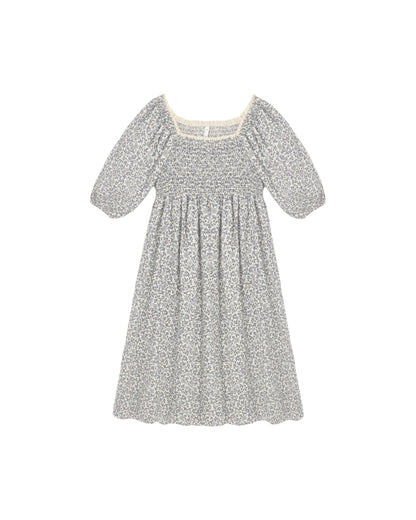 Rylee + Cru Della Dress - Slate Floral