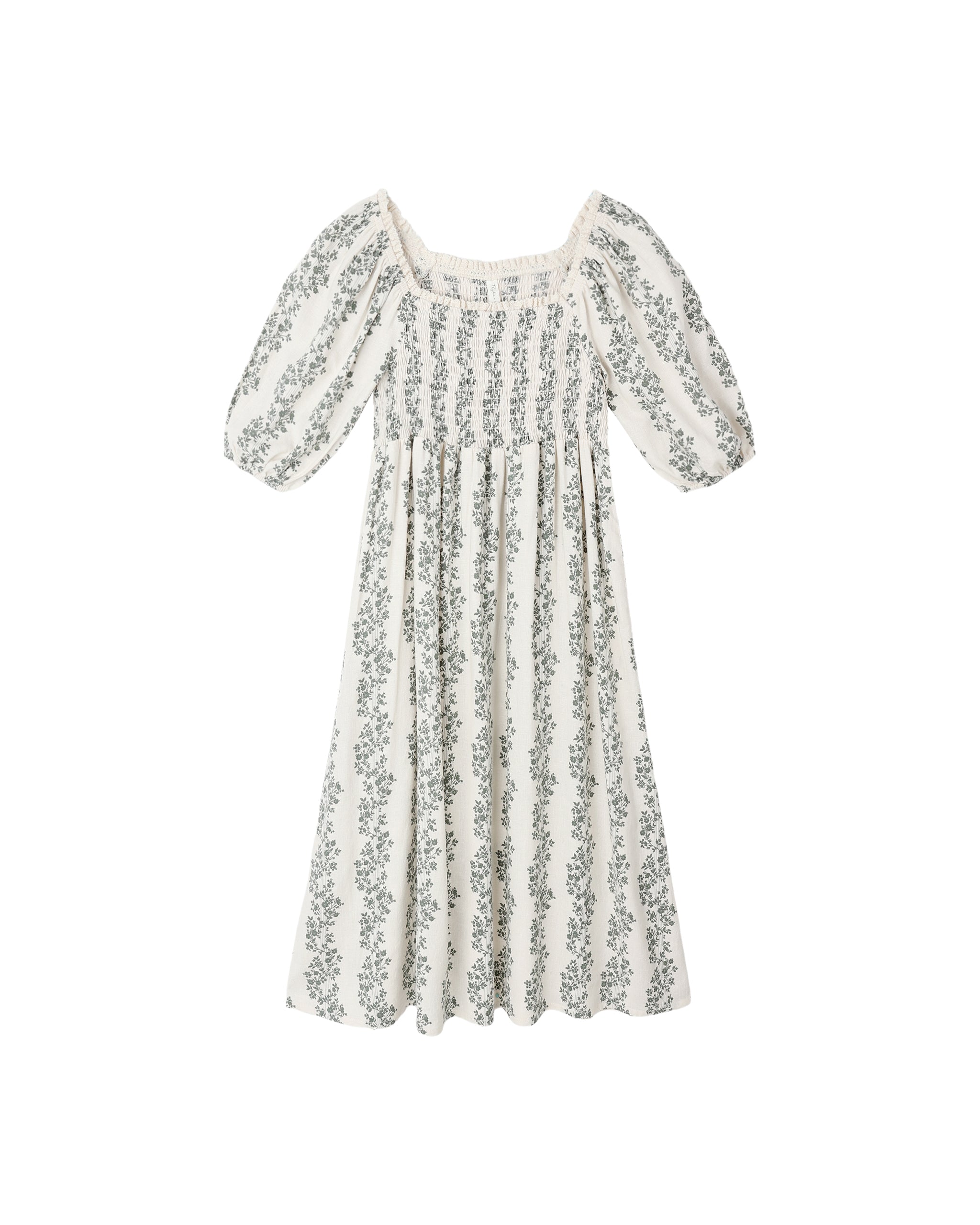 Rylee + Cru Della Dress - Green Vines