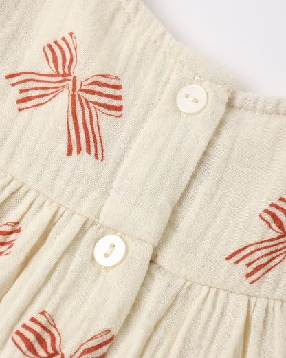 Rylee + Cru Sophia Top + Bloomer Set - Peppermint Bows