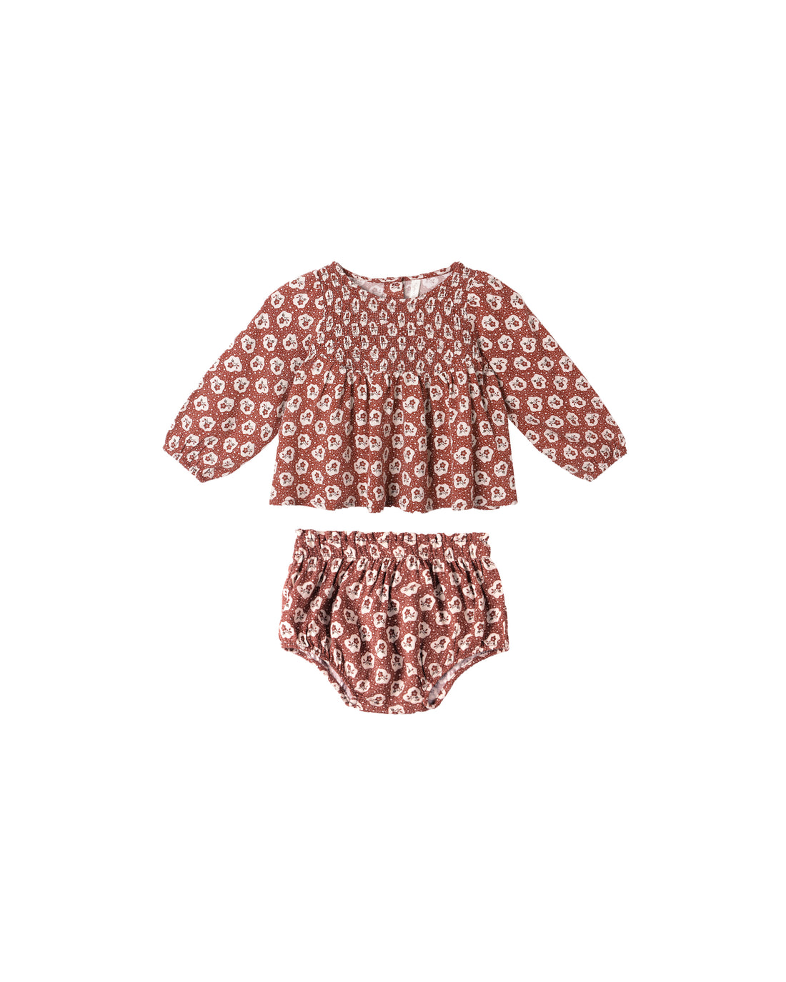 Rylee + Cru Sophia Top + Bloomer Set - Ruby Fleur
