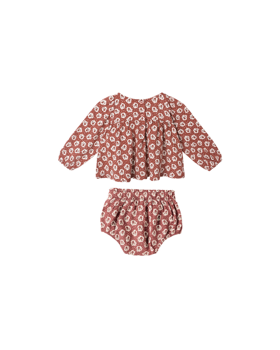 Rylee + Cru Sophia Top + Bloomer Set - Ruby Fleur