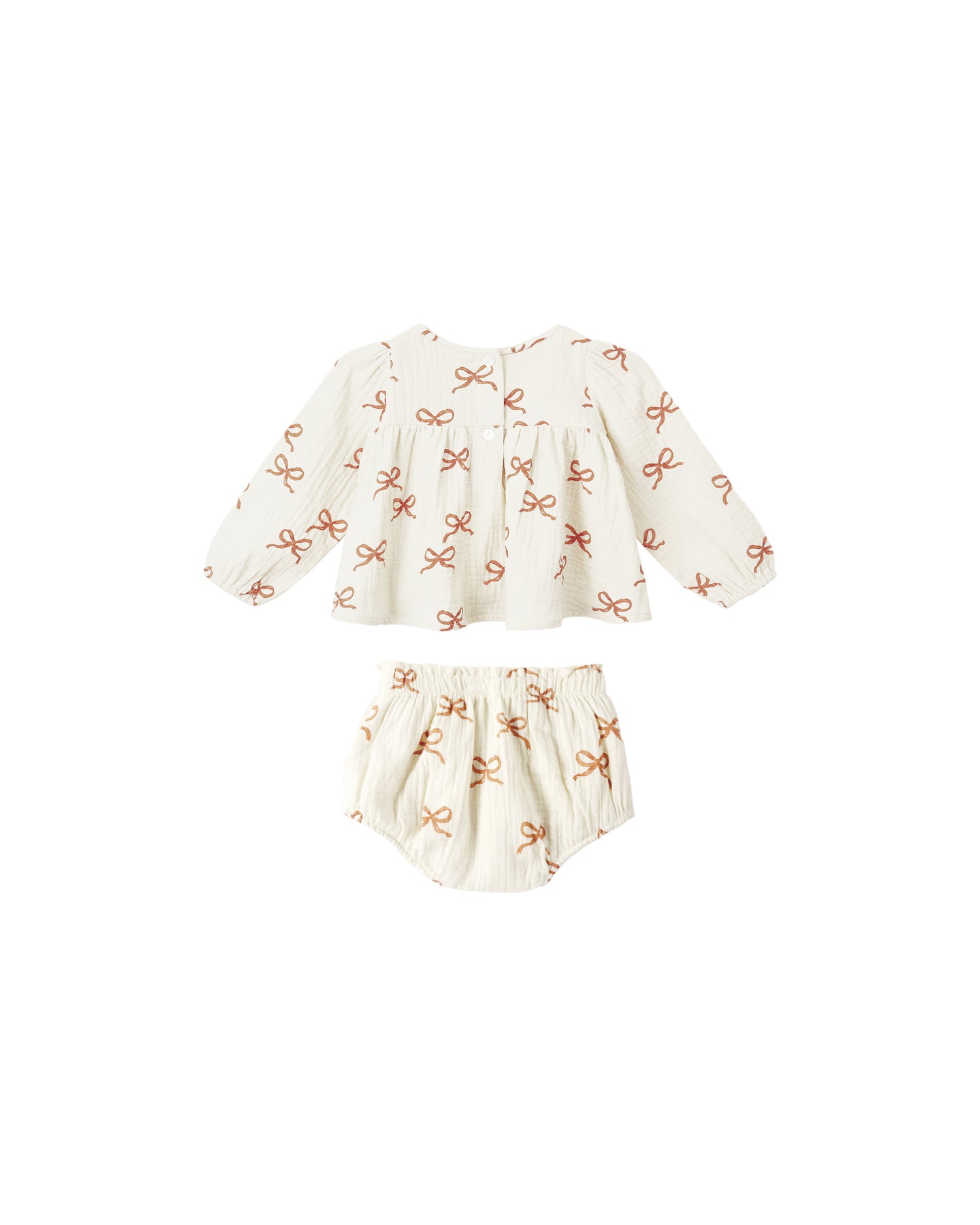 Rylee + Cru Sophia Top + Bloomer Set - Ruby Bows