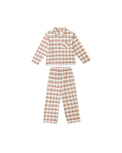 Rylee + Cru Long Sleeve Pajamas - Holiday Flannel