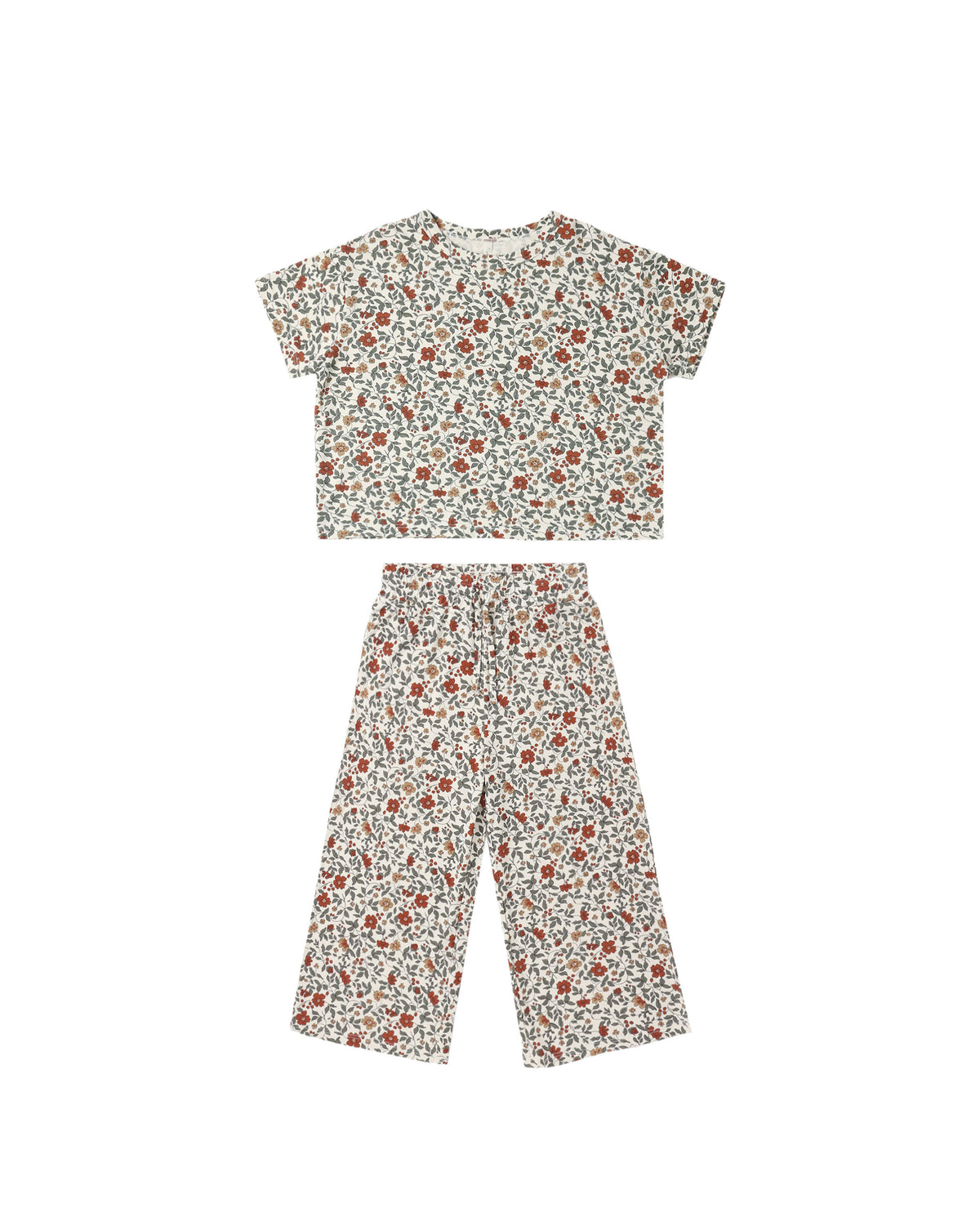 Rylee + Cru Ruthie Set - Holiday Floral