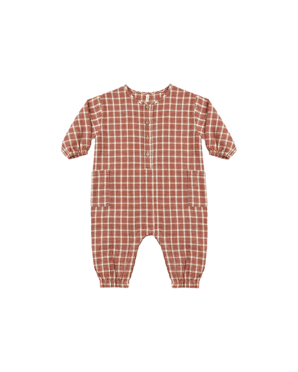 Rylee + Cru Relaxed Woven Jumpsuit - Vintage Plaid