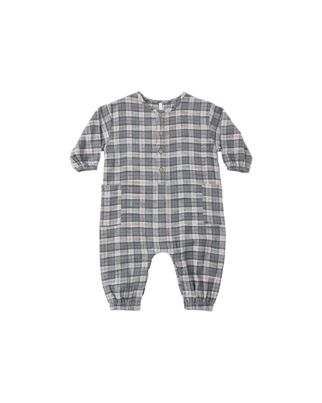 Rylee + Cru Relaxed Woven Jumpsuit - Winter Plaid