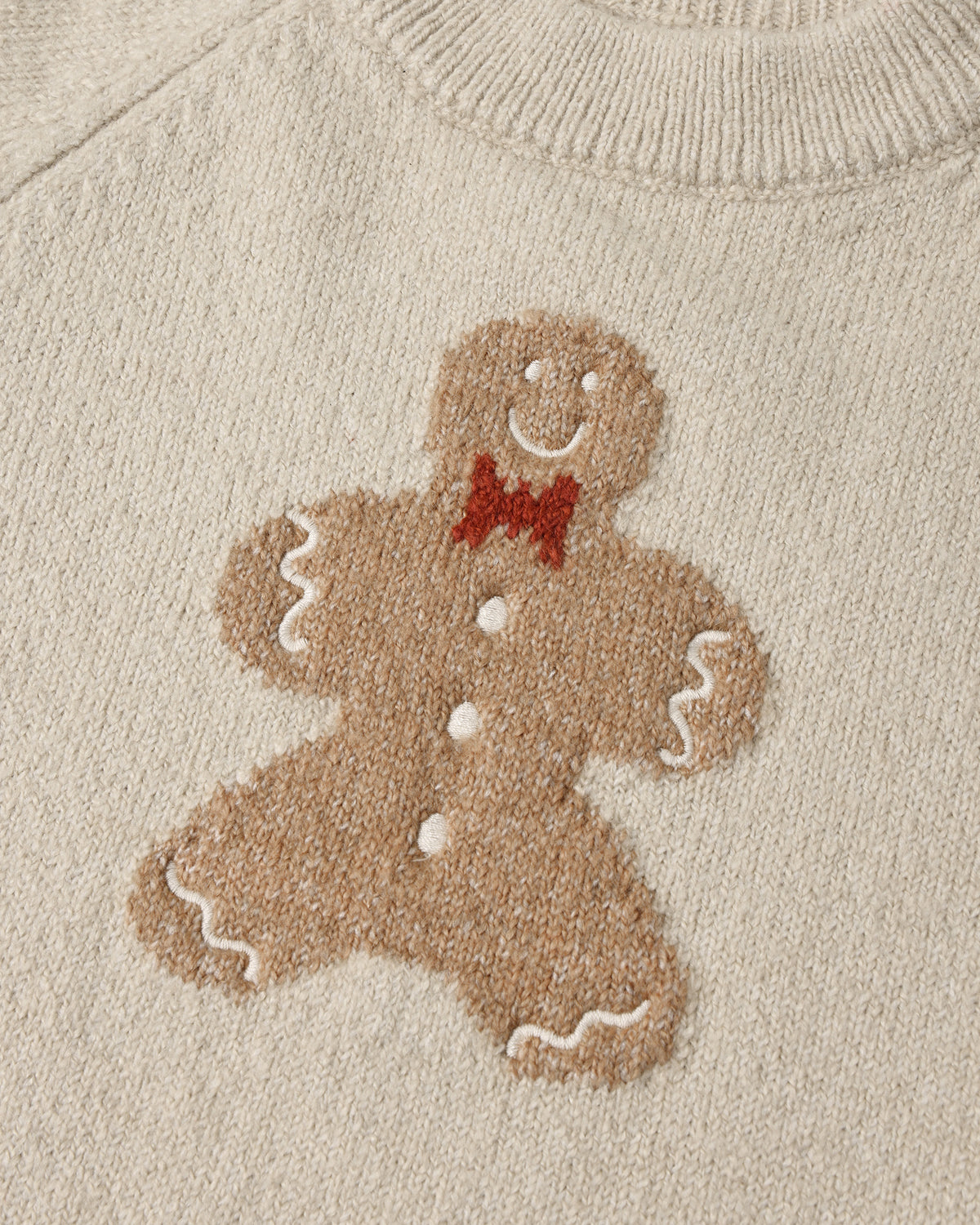 Rylee + Cru Relaxed Raglan Sweater - Gingerbread Man